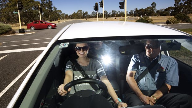 L-plates: John Harley says the driver education course makes students safer on the roads.