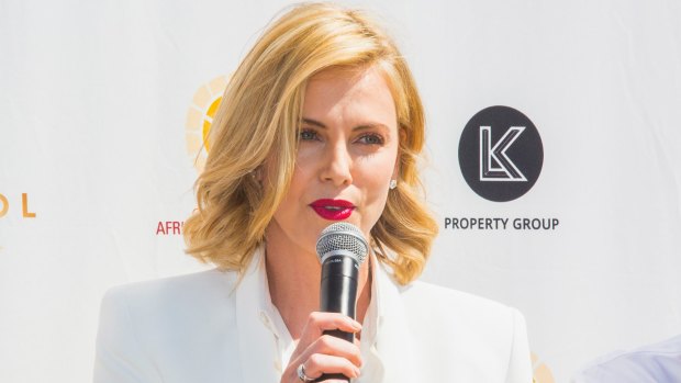 Hollywood actress Charlize Theron has helped promote the South Yarra complex, Capitol Grand.