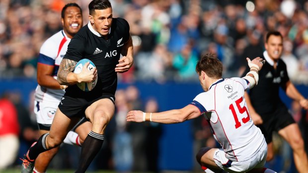 Sonny Bill Williams in action in Chicago last year.