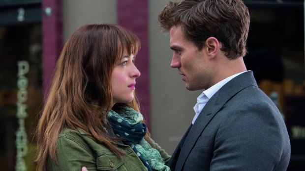 'What's the square root of nine times twelve divided by six point three recurring?': a scene from the film <i> Fifty Shades of Grey</I> and the inspiration for  <i> Fifty Nerds of Grey </I>.