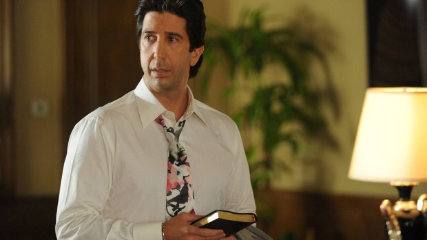 David Schwimmer: stars with Catherine Keener in the podcast, Homecoming.