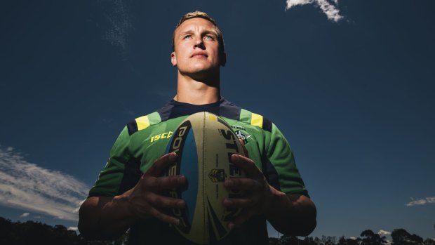 Sport
Canberra Raiders' Jack Wighton who has just signed a new 3 year deal with the club. 
17 November 2015.
photo: Rohan Thomson
The Canberra Times