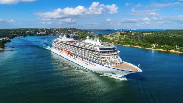 Viking Cruises' newest ship Viking Sun visits Australia. 