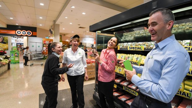 Psychological win even as profit is down: Woolworths chief executive Brad Banducci.