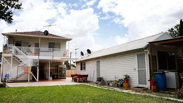 The granny flat at the rear of the house in Riverview Road, Fairfield.
