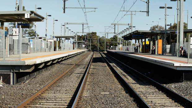 The 28-year-old  fell on to the tracks at Craigieburn station but, somehow, he survived.