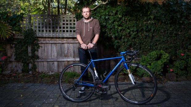 Rob Storey was nearly paralysed in a road accident while riding his bike on Beach Road one year ago. 