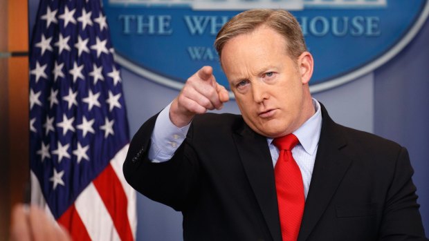 White House press secretary Sean Spicer.