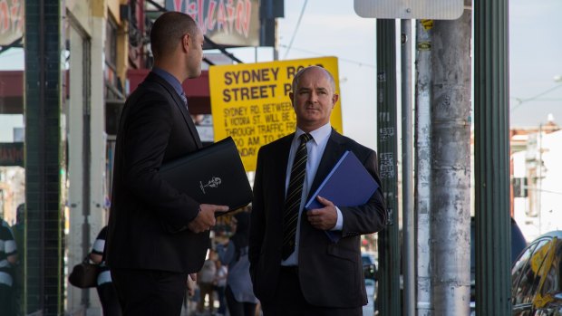 Paul Rowe (left) interviewed the suspects while Dave Butler led the murder investigation, which took six days to solve. 