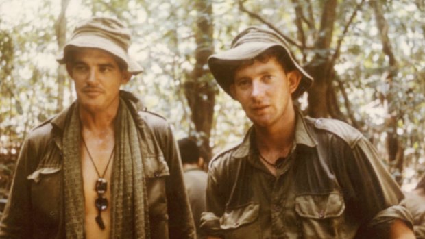 Australian soldiers in Vietnam at the Battle of Long Tan, August 1966.