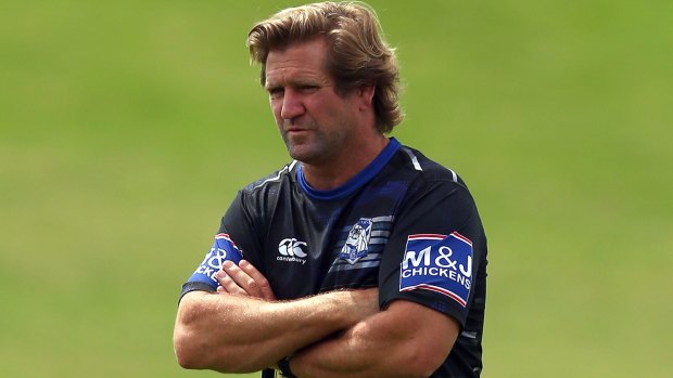 The day arrives: Bulldogs coach Des Hasler.