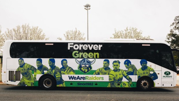 Canberra will travel in style during their finals campaign.