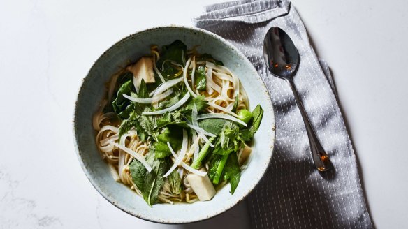 Atlas Dining's cook-along-at-home mushroom pho.