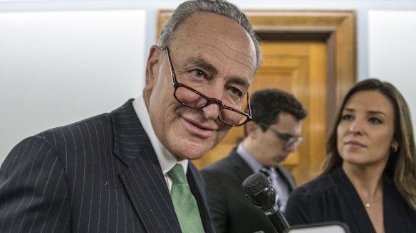 Senator Charles Schumer, a New York Democrat, backed  allowing the families of September 11 victims to sue the government of Saudi Arabia.