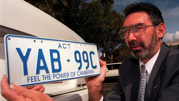 The Feel the Power of Canberra number plates are still available.