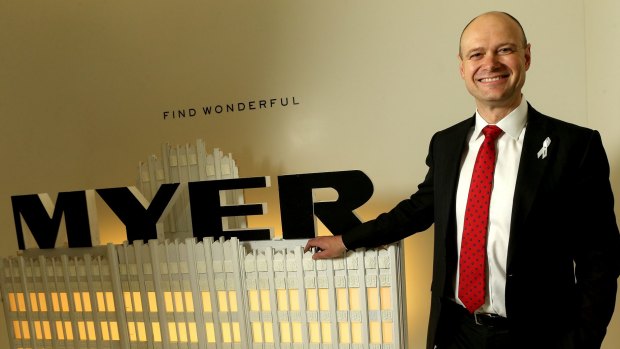 Myer CEO Richard Umbers is gaining traction with the $600 million new Myer plan but it is not without its risks.