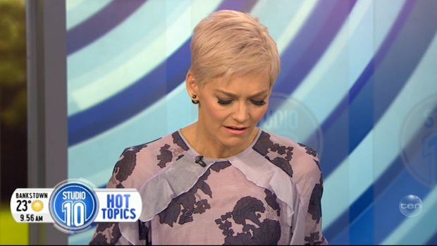 'It pre-empted then a very dark period in my life' ... A visibly upset Jessica Rowe has spoken about how hurtful the saga at Nine Network was in 2007. 