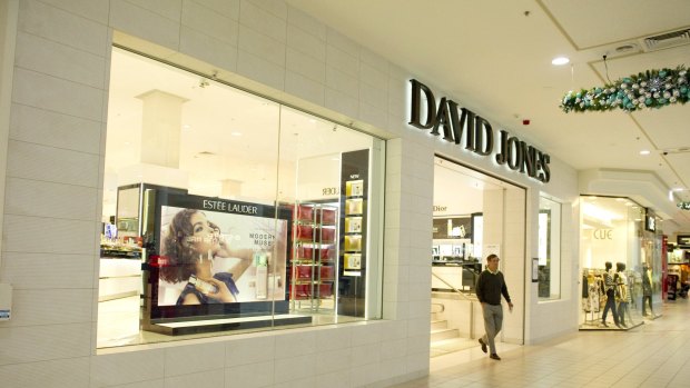 The David Jones store in the Canberra Centre .