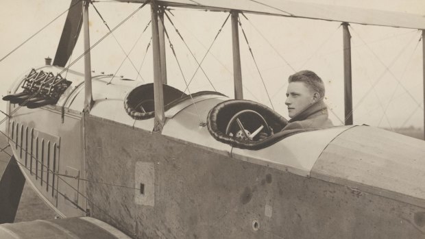 Nigel Love, founder of Sydney Airport and Australian aviation pioneer, circa 1920.