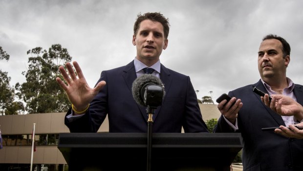 Andrew Hastie floundered under the questioning from Geof Parry.