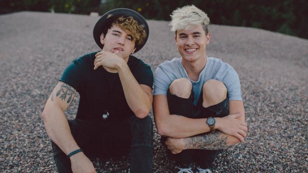Duo Kian Lawley and Jc Caylen's online videos earn them "enough to live in Hollywood".