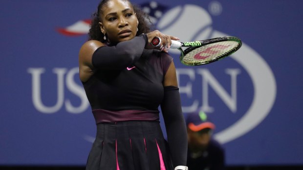 Disappointing exit: Serena Williams.