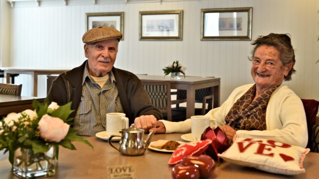 Salvatore and Tindiri will spend their 61st Valentine's Day together this year.