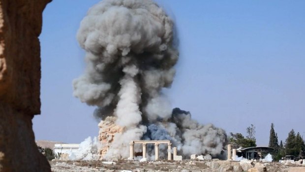 Islamic State blew up the 2000-year-old temple of Baalshamin in Palmyra last year.
