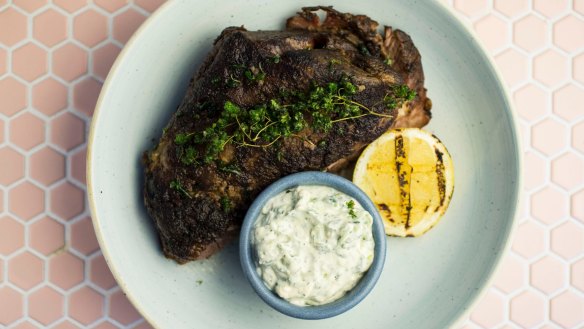 Go-to dish: Slow-roasted lamb shoulder.