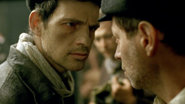 Geza Rohrig in a scene from "Son of Saul". 
