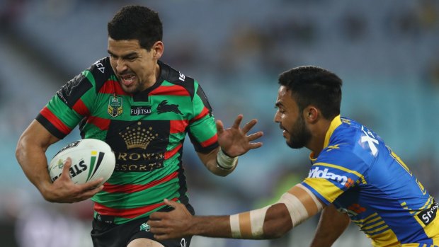 Thriving: Cody Walker has been putting his best foot forward at fullback for Souths.