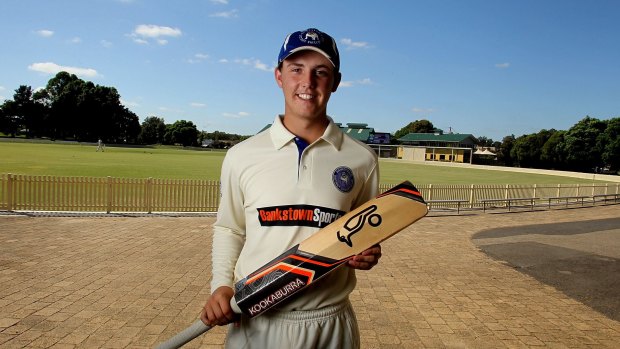 Talented: Thomas Sowden can bat anywhere in the top six, plays off either foot and always plays with great intent, according to state talent manager David Freedman.