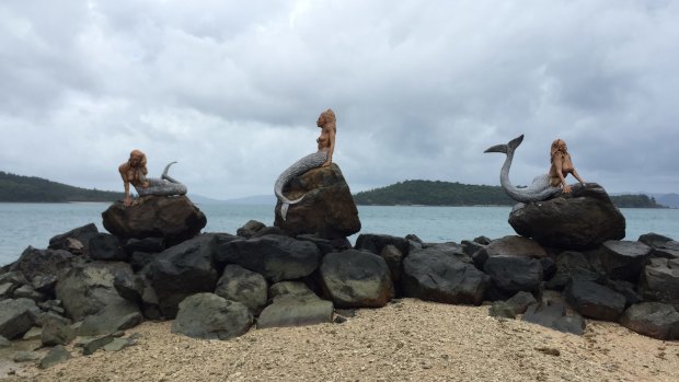 The Mermaids Iconic on Daydream Island before Cyclone Debbie blew through.