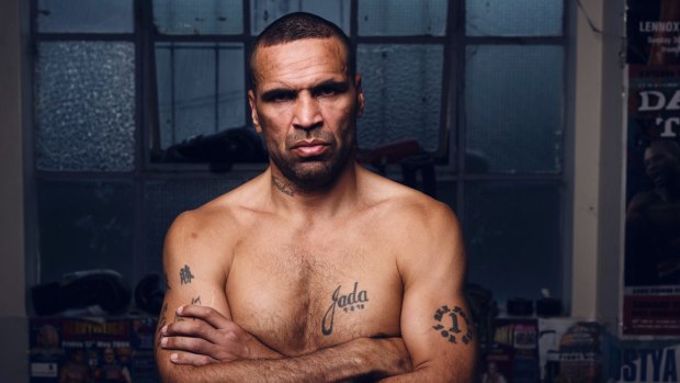 Still talking the talk: Anthony Mundine is keen at a shot at Jeff Horn. 