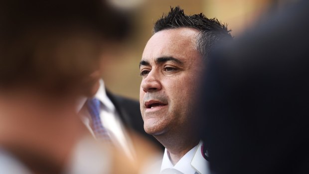 Strong words: NSW Deputy Premier John Barilaro says the PM should resign.