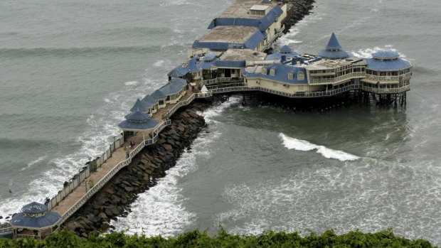 Rosa Nautica restaurant in Miraflores in Lima, Peru. 