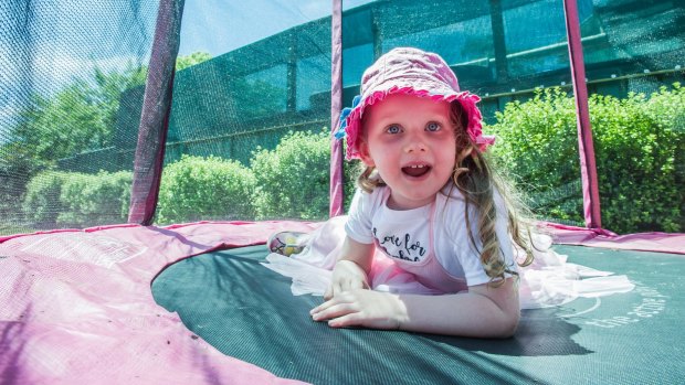 Annabelle was diagnosed with brain cancer last Christmas but her condition is now improving due to expensive experimental treatment in Mexico. 