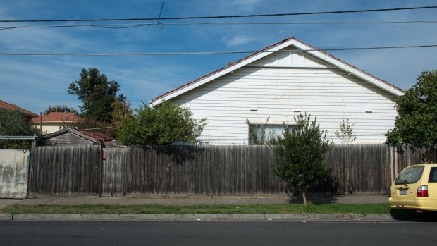 Oueida was shot outside this home on Moore Street in Coburg. 