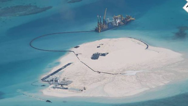 Chinese activity in the South China Sea, turning coral reefs into artificial islands, is causing angst in Japan and other Asian nations.