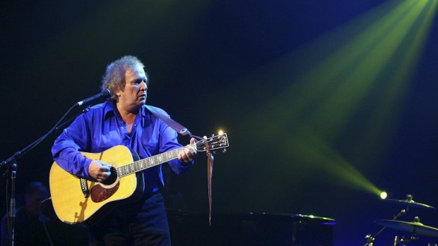 Still working: Don McLean performs at Byron Bay in 2008.
