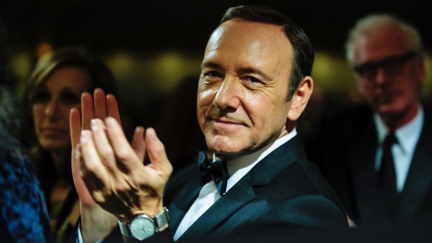 Actor Kevin Spacey as the ruthless Frank Underwood in House of Cards.