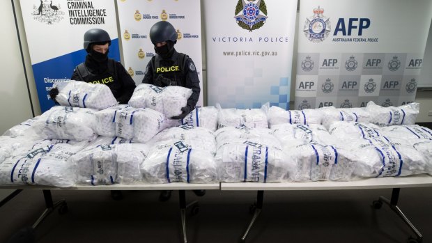 Police seized 300 kilograms of the precursor drug pseudoephedrine.
