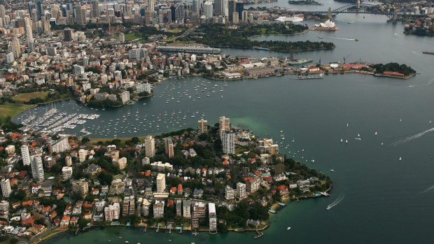 Luxury appeal: Homes in prime locations in Sydney command high prices.