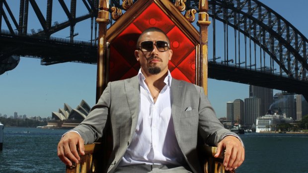 King of the middleweights: Whittaker will watch from his throne as an interim goes on offer.