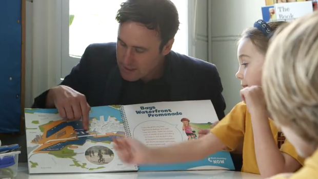 The UrbanGrowth booklet being taught to school children 