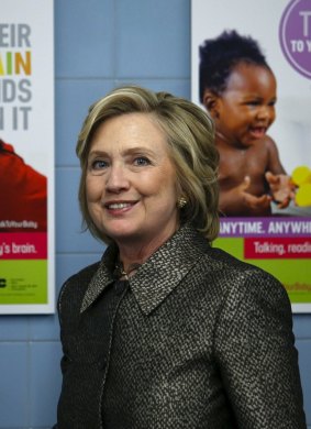 Hillary Clinton in Brooklyn earlier this month. She is expected to announce her run for the Democratic nomination in the coming days.