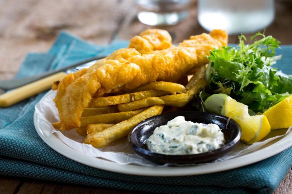 Adam Liaw's beer-battered fish and chips recipe for Good Food.