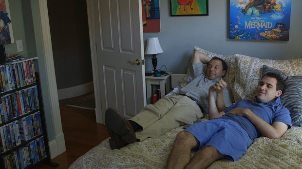 Ron Suskind (left) and his son Owen reveal how they have dealt with autism in <i>Life, Animated</I>.