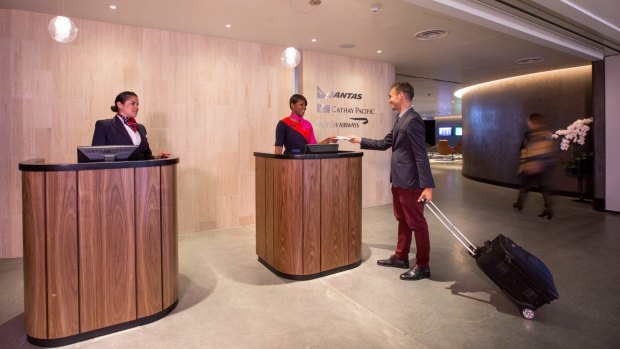 Qantas enforces a dress code at its airport lounges.