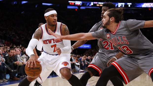 Christmas wish: New York Knicks star Carmelo Anthony wants his team back playing on Christmas Day again.